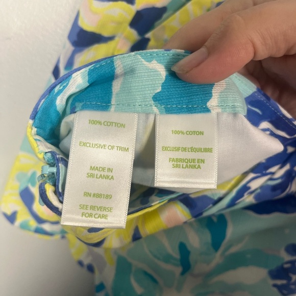 Lilly Pulitzer Ylang Ylang Love Scalloped Hem Side Zip Magnolia Shorts  size 4 - Picture 5 of 6